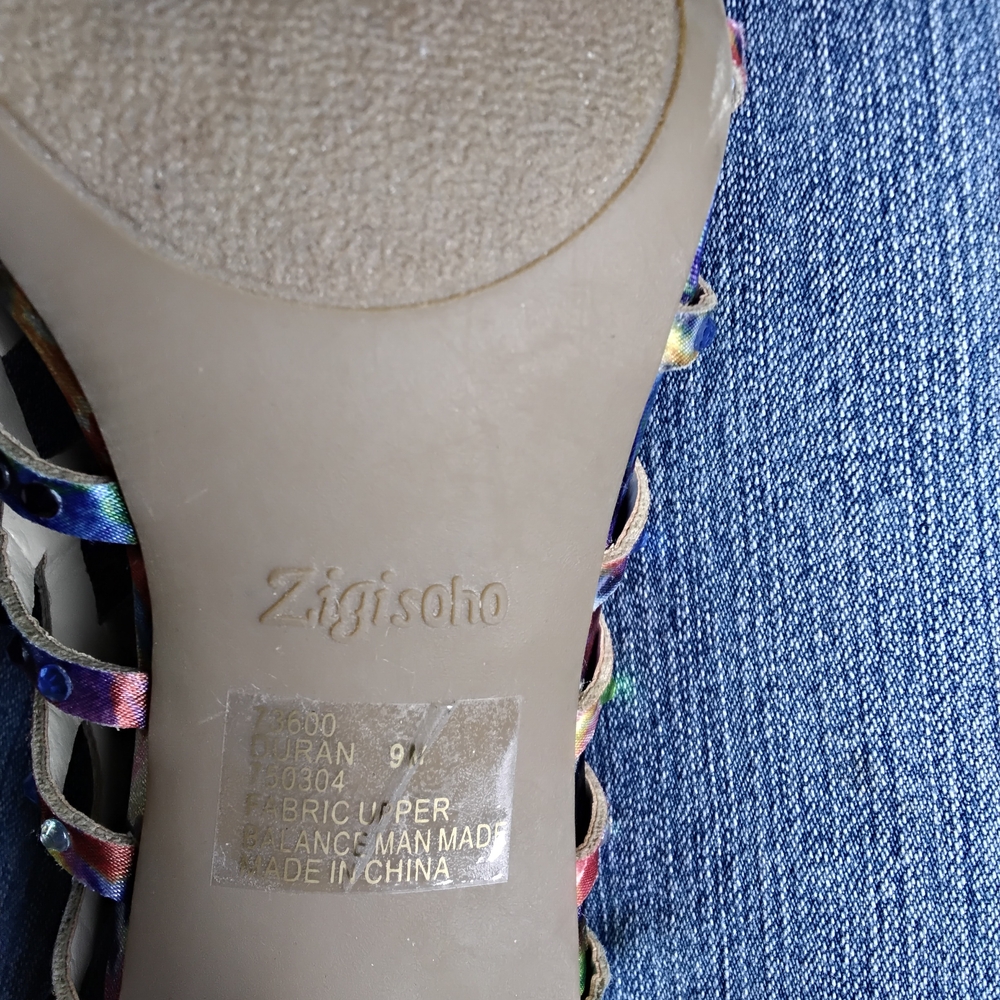 Zigi Soho Multicolor Strappy Sandals - Picture 2 of 6